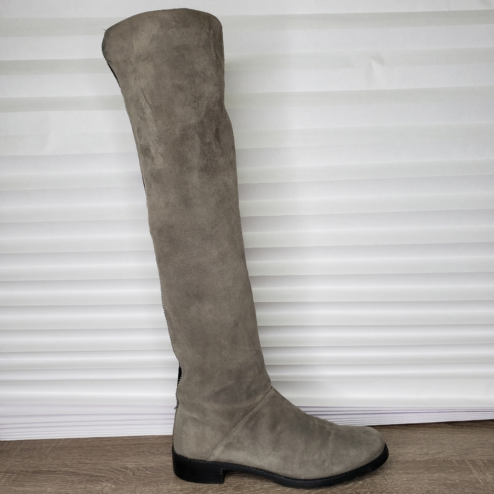 Stuart Weitzman Gray Over the Knee Boots